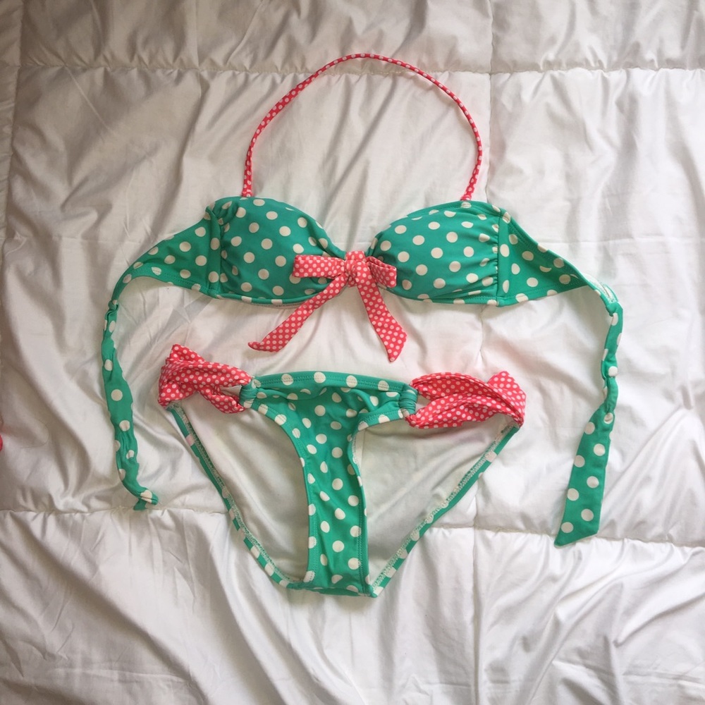 Polka dot bikini